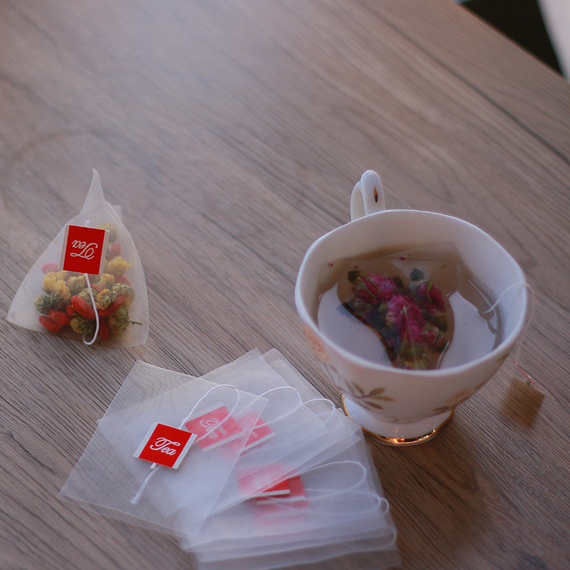 Eco-friendly Pla Corn Filber Mesh Tea Packs